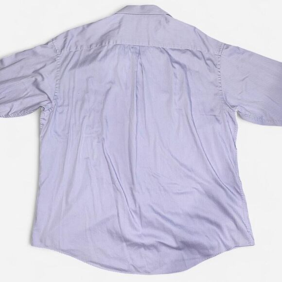 Light Purple Herringbone Twill Button Down Dress Shirt form Croft & Barrow - Picture 6 of 6